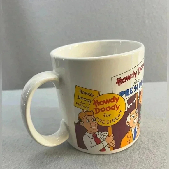 Howdy Doody for President Mug 1988 THREE CHEERS FROM APPLAUSE TM - Picture 2 of 7